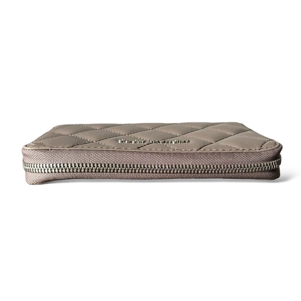 NWOT- Michael Kors Quilted Long Zip Around Wallet Mauve Phone Holder Case - Picture 5 of 6